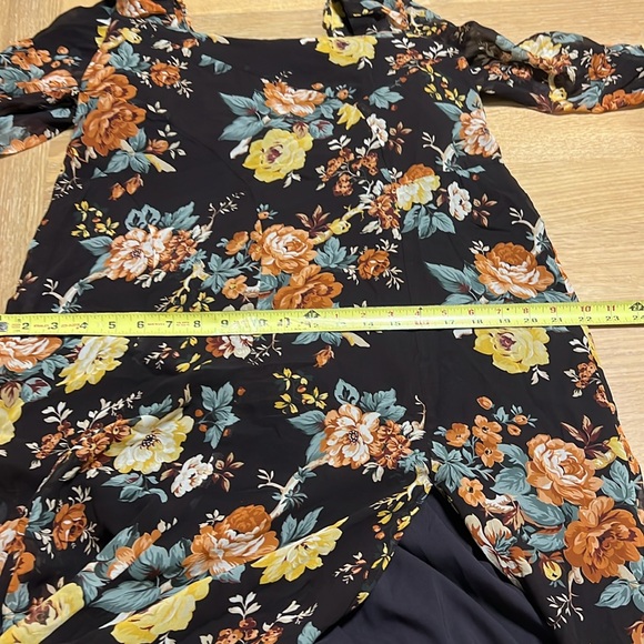 Veronica Beard Avani Wrap effect floral print silk chiffon maxi dress sz 4 NWOT - Picture 15 of 16